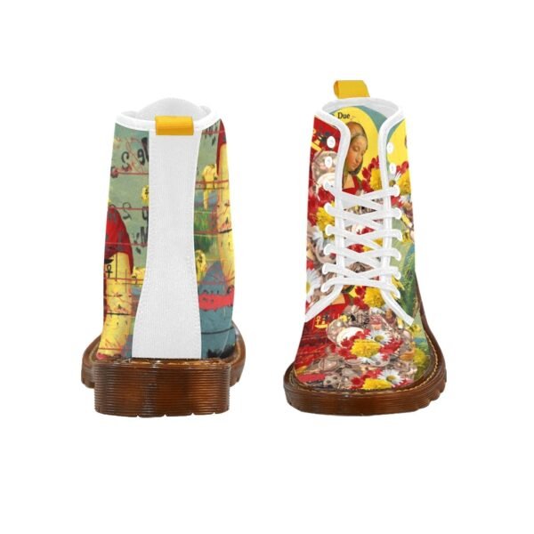 GOATS. III Women's All Over Print Fabric High Boots - Image 5