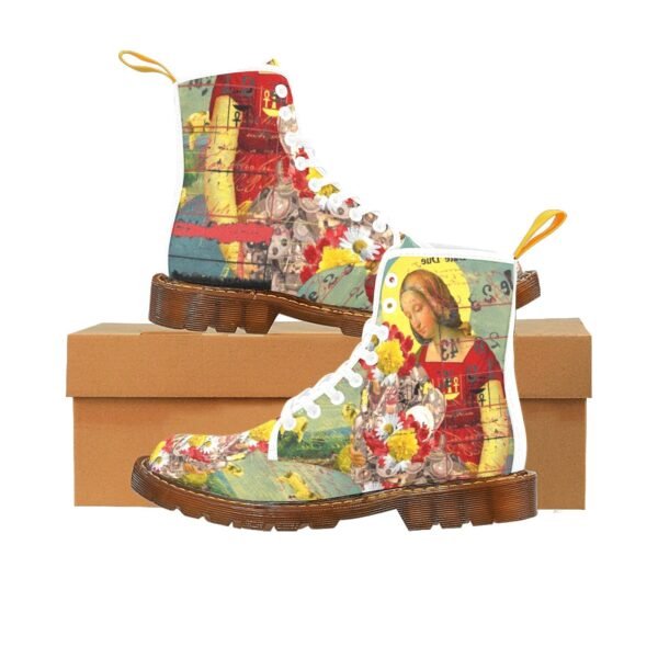 GOATS. III Women's All Over Print Fabric High Boots - Image 2