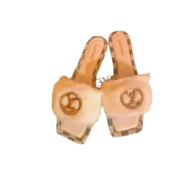 Fashion Fur Flat Sandals - Image 2