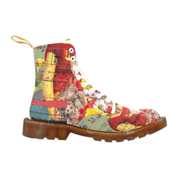 GOATS. III Women's All Over Print Fabric High Boots - Image 4
