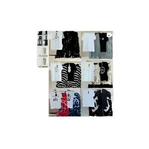 Two Pieces T-Shirts & Pleated Long Skirt