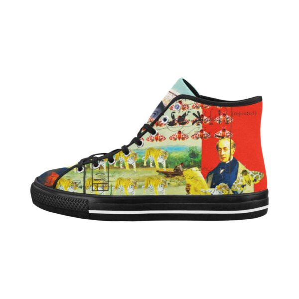ACCORDING TO PLAN. Women's All Over Print Canvas Sneakers-Luxury Fashion