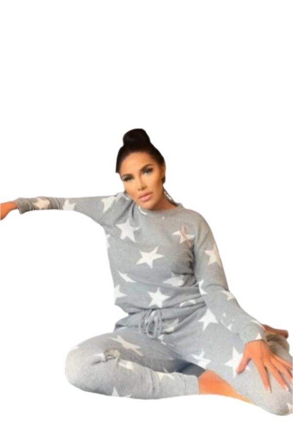 Jogger Lounge Set Star Print