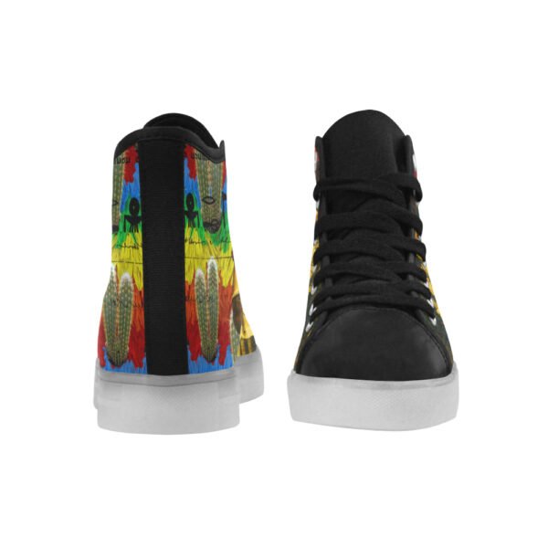 AND THIS, IS THE RAINBOW BRUSH CACTUS. II Light Up Men's Sneakers - Image 4