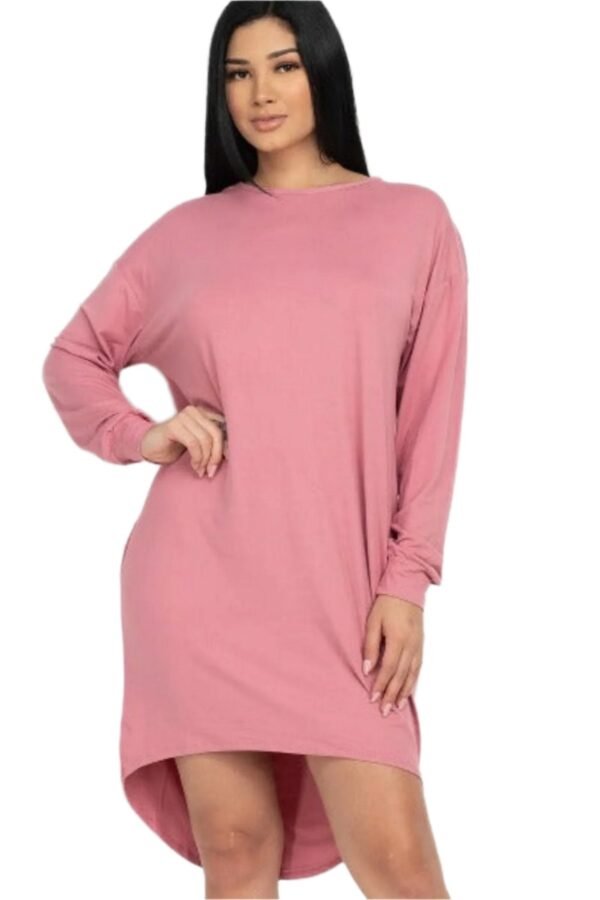 COZY HIGH LOW DRESS - Image 3