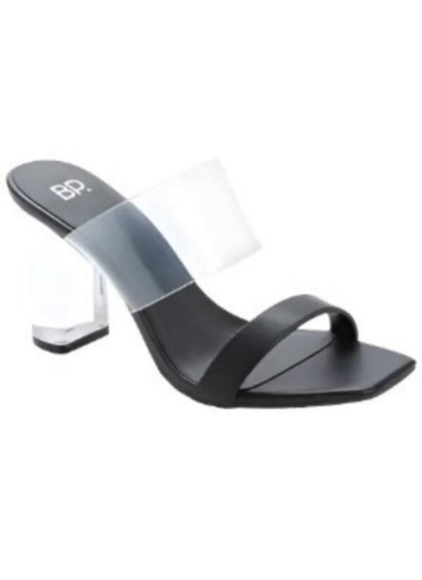 BP Naomi Clear Block Heel Sandal