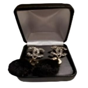Chic Black Fur Earrings