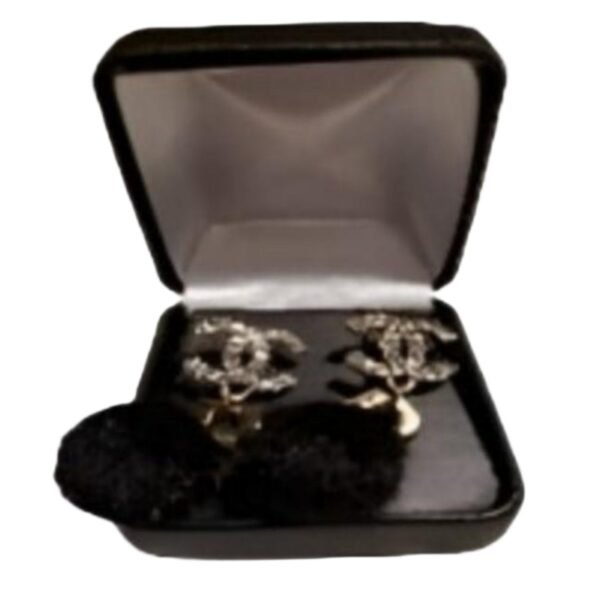 Chic Black Fur Earrings