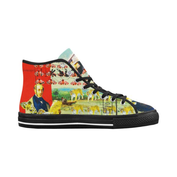 ACCORDING TO PLAN. Women's All Over Print Canvas Sneakers-Luxury Fashion