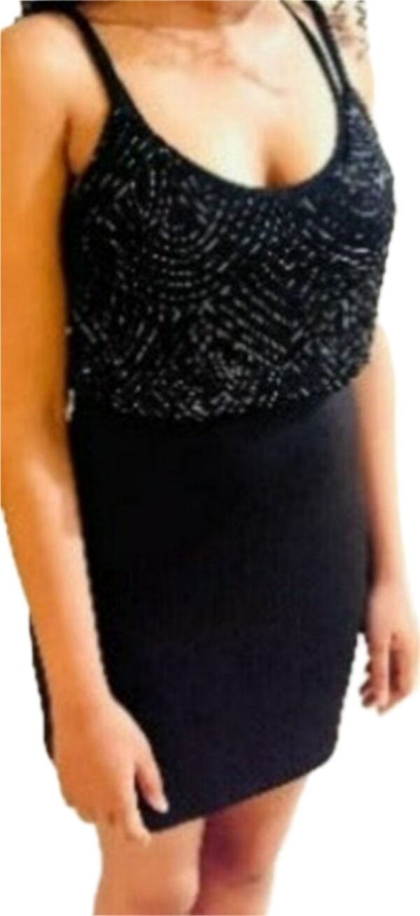 Keep Glowing Sequin Black Minidress