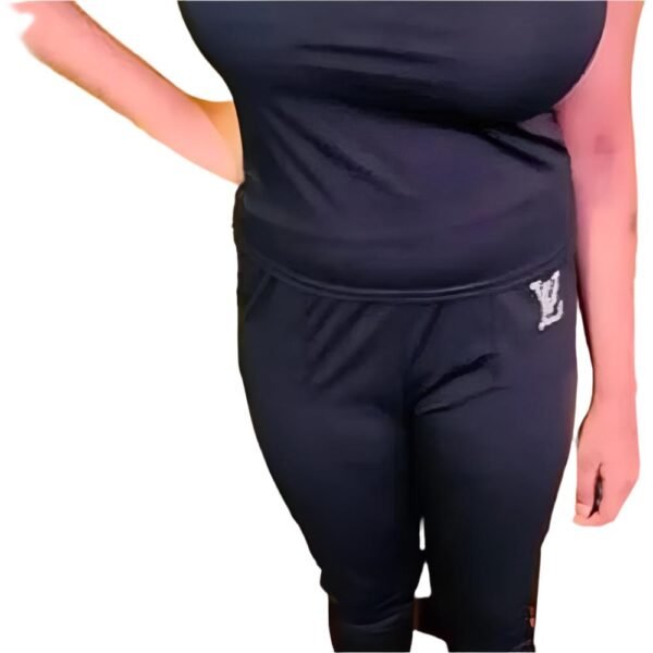 Two Pieces Set Sexy Outfits Short Sleeve & Long Pants Pullover Tracksuit - Image 6