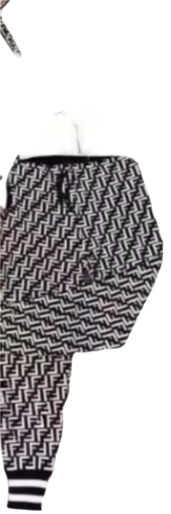 Chic  Two Pieces Long Sleeve Top With Front Zipper & Jegging - Image 2