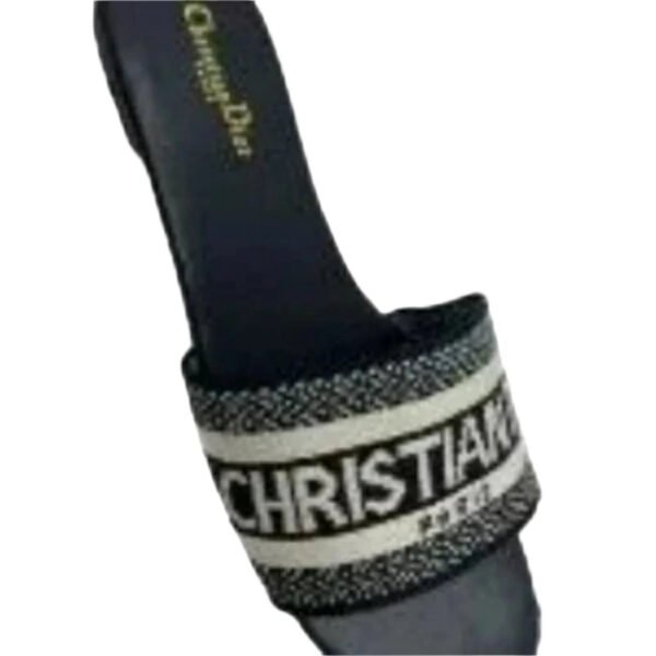FASHION EMBROIDERED SLIDE SANDALS - Image 3