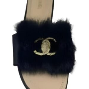 Women's Fashion Fur Slide Sandals
