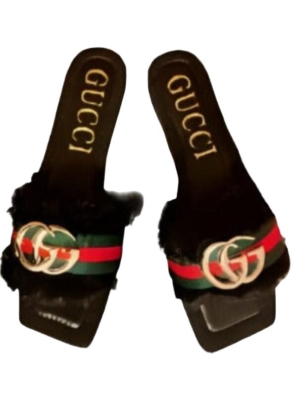 Women's Fashion Fur Slide Sandals