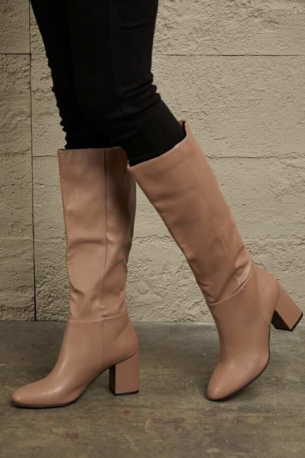 East Lion Corp Block Heel Knee High Boots - Image 4