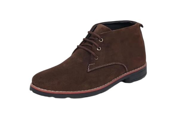 Men's Suede Leather Lace Up Formal Ankle Chukka Boots (Size-UK-7