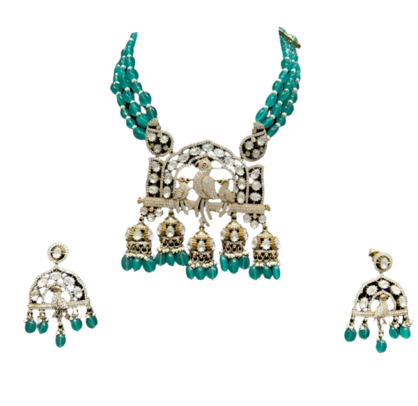 Alloy Gold-plated Blue Jewel Set-Luxury Fashion