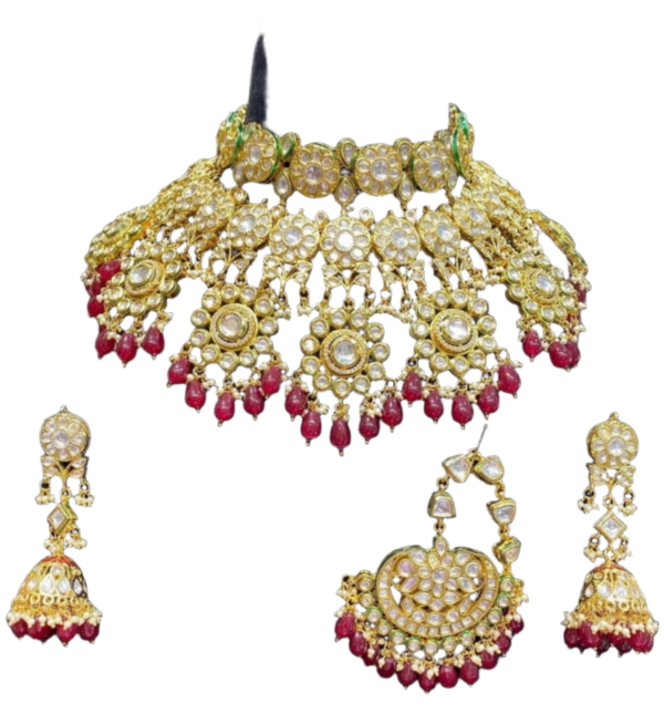 Alloy Gold-plated Pink Jewel Set-Luxury Fashion