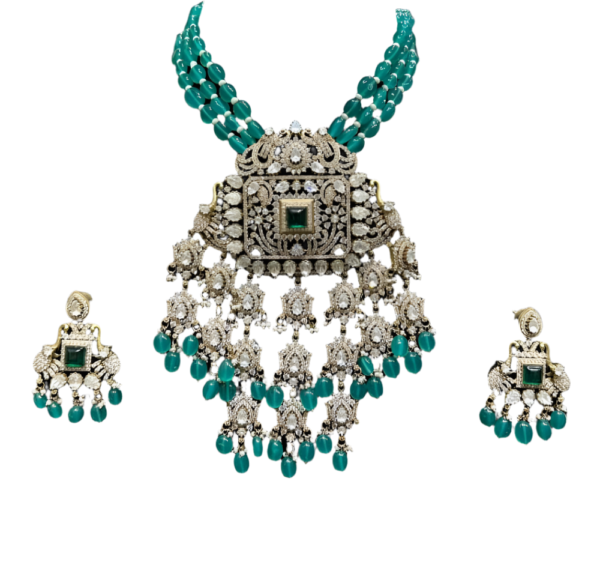 Alloy Gold-plated Blue Jewel Set-Luxury Fashion