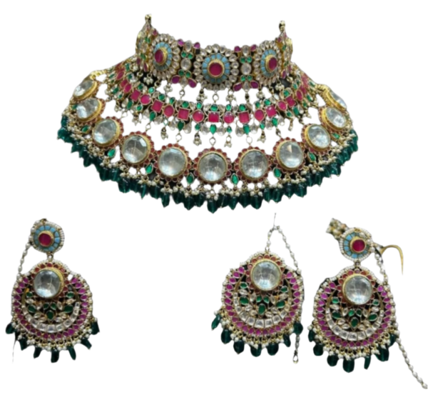 Alloy Gold-plated Multicolor Jewel Set-Luxury Fashion