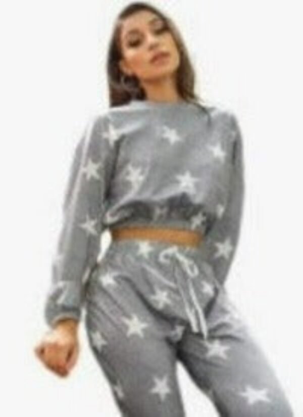 Jogger Lounge Set Star Print - Image 2