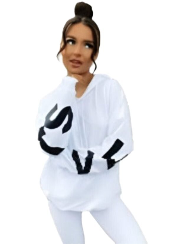 Vetements Hoodie and Legging Lounge Set
