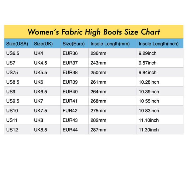 GOATS. III Women's All Over Print Fabric High Boots - Image 6