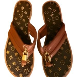 Fashion Thong Sandals with Lock