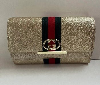 Lux Clutch Bag with Chain Handle