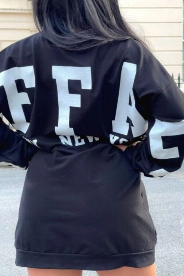 Buffalo New York Slogan Batwing Sweatshirt